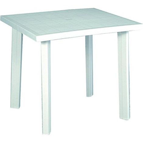 Tavolo da Giardino Fiocco Bianco 80 CMX75X72H. 80 CMX75X72H. Peso 6,2 kg