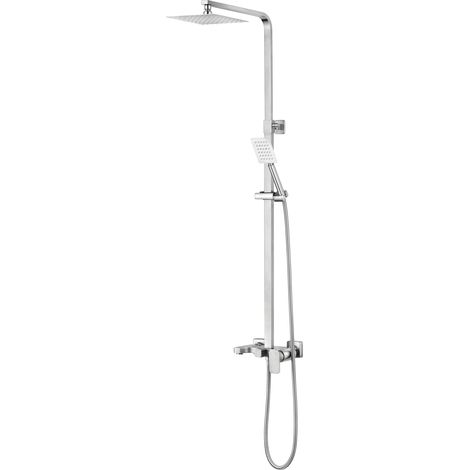 Duschsäule aus Edelstahl mit Dusch-Set STEELY 4 (1/5)