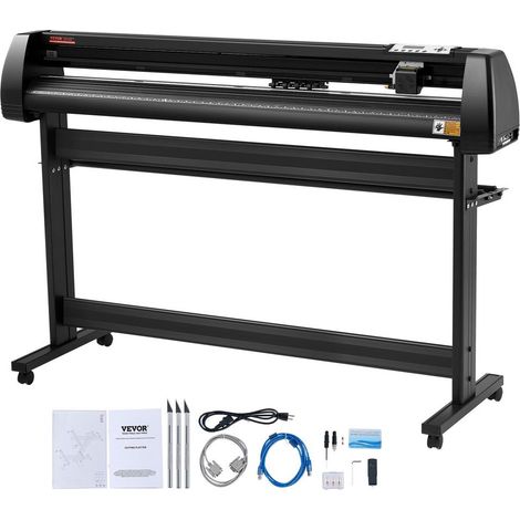 Professionnels Contrôle Facile Écran LCD Machine de Découpe Vinyle 1350 mm Compatible Windows avec Support (1/5)