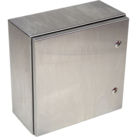 Coffret mural RS PRO en Acier inoxydable 304 dim. ext. 400 x 400 x 200mm, IP66 ( Prix pour 1 ) (1/3)