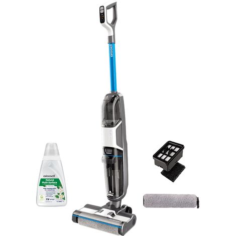 BISSELL CrossWave HF3, Aspirapolvere Senza Fili, Aspira e Lava Insieme, Scopa Elettrica Leggero, 25 Minuti di Autonomia, Lavasciuga Pavimenti, Lavapavimenti Potente, Solo per Pavimenti Duri, 3598N (1/4)