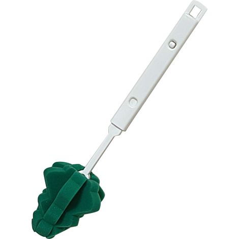 Brosse de nettoyage pour gourde, manche long télescopique, tête éponge douce, lavable et suspendable (1/5)