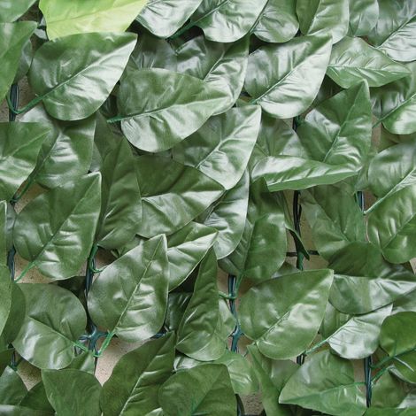 Tenax Divy Laurus 1,50x20 m Verde, Siepe Artificiale con Foglie in Poliestere Tipo Lauro, Schermatura Frangivista (1/4)