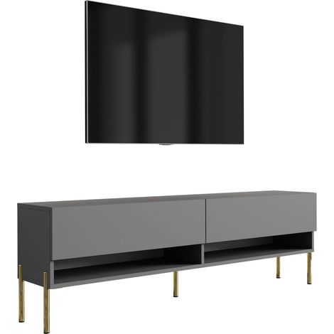 Mobile TV : Antracite, gambe dritte nere, 170 × 32 × 52 cm (1/5)
