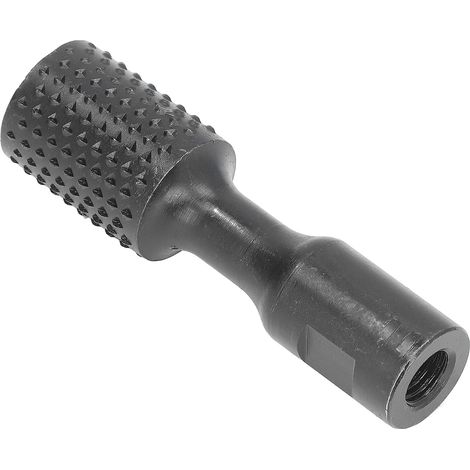 Schleifscheibe mit zylindrischem Schaft aus hochkohlenstoffhaltigem Stahl, grobe Verzahnung, 31,5 mm Durchmesser, für 115/125-mm-Winkelschleifer (1/5)