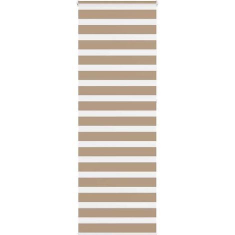 Doppelrollo Sandbraun 85x230 cm Stoffbreite 80,9 cm Polyester