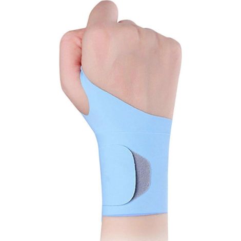 Attelle de poignet et de pouce, bande de compression ajustable pour poignet, élastique et respirante, idéale pour la musculation et l'entraînement en salle de sport. (1/5)
