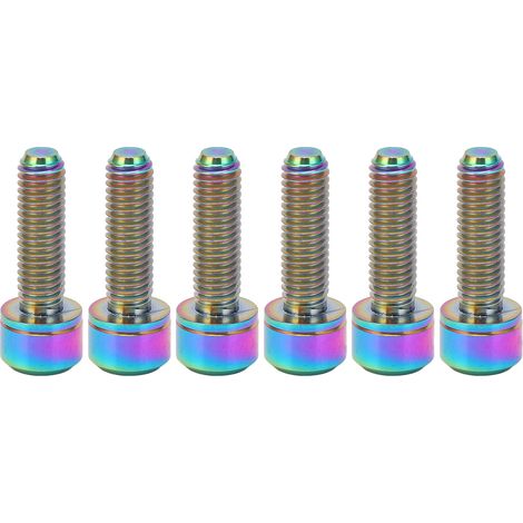 M5x18mm Befestigungsschrauben für RISK Mountainbike-Lenker aus Titanlegierung mit Dichtungen (6 Stück) (1/5)