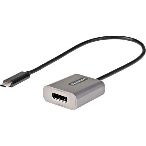StarTech.com Adattatore USB C a DisplayPort 8K/4K 60Hz - Adattatore Dongle USB-C a DisplayPort 1.4 - Convertitore video USB Type-C a DP Monitor - Funziona con Thunderbolt 3 - Cavo integrato da 30 cm (1/2)