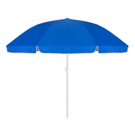 Strandsonnenschirm 240cm Gartenschirm blau