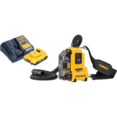 DeWalt DWH 161 D1 Extractor universal sin cable 18 V 0,21 l sin escobillas + 1x batería recargable 2,0 Ah + cargador