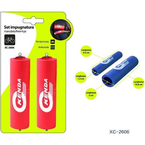 Trade Shop - Conjunto De Cubiertas De Pareja Para Palancas Handillas De Freno Antideslizantes Para Motocicletas De Bicicleta Xc2606 -