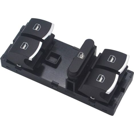 Interrupteur de commande de vitre électrique Ulisem, bouton de vitre électrique 5ND959857 pour Jetta Golf Polo Passat Caddy Tiguan Touran 5K4959857 (1/4)