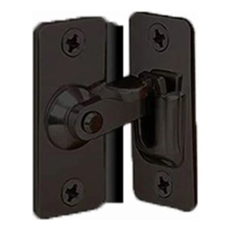 Cerradura De Puerta De 90 Grados MINKUROW, Hebilla De Cerradura De Puerta Corredera Antigua De Acero Inoxidable 304, Hebilla De Cerradura De Puerta Única (1/4)