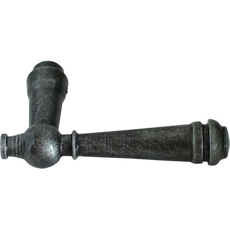 Poignée de porte femelle - Longueur 120mm pour tige carrée de 8mm - Fer - DECO FER FORGE