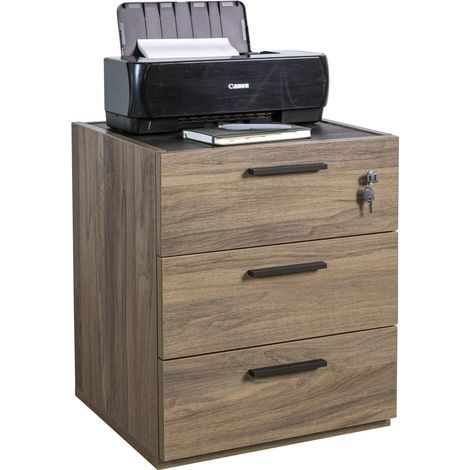 Cassettiera Bassa con 3 Cassetti e Ruote - Davinci Brera - 50x47x61H (1/5)