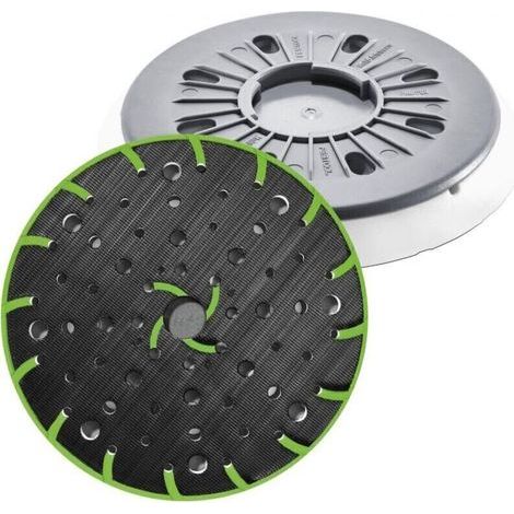 Paryou Plateau de ponçage Festool D150 Filetage FastFix Design Multijetstream2 pour réduction de poussière Pour surfaces courbes - MJ2-FX-SW (1/5)