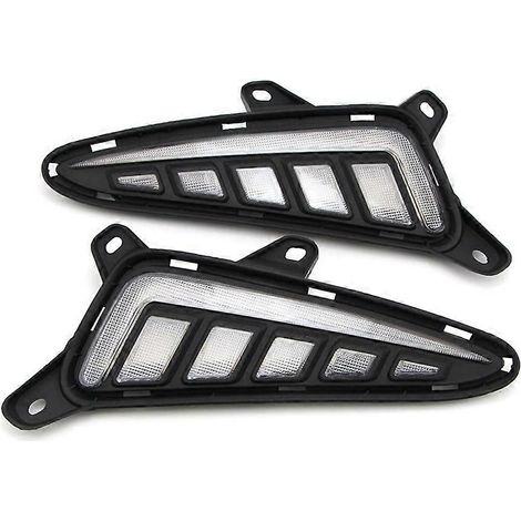 LED DRL Driving Fog Lamp for Toyota C-HR CHR 2016-2021 Front Daytime Running Light W/Dynamic Sequential Turn Signal (1/5)