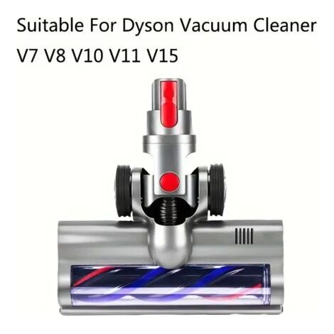 1 pièce compatible avec les modèles d'aspirateurs Dyson V7V8V10V11V15, brosses de sol électriques, brosses de sol à poils, accessoires pour aspirateur de nettoyage de tapis et de carrelage