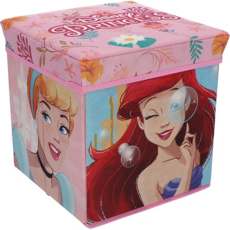 Disney Princess Sitzbox – 30x30x30 cm Aufbewahrung und Sitzmöglichkeit für Kinder (1/4)
