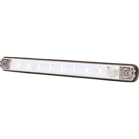 WAS LED Innenraumleuchte 728 SENSOR LW10 LED 12 V (B x H x T) 238 x 25 x 10.4 mm Bewegungsmelder, Au (1/4)
