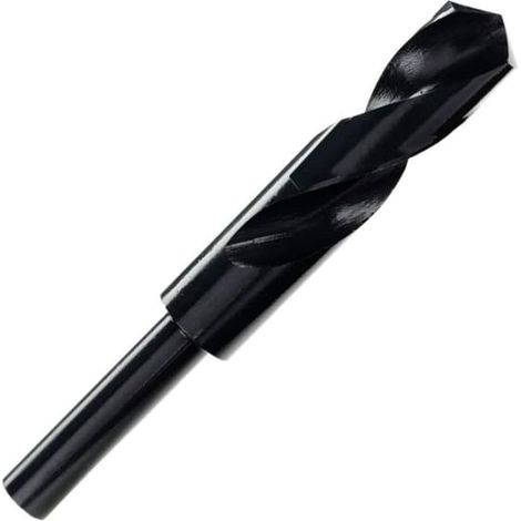 Foret forgé HSS 25 mm - Queue réduite pour aluminium, acier, bois, plastique, métaux communs, etc. (25 mm) 25 mm 25 mm 25 mm 25 mm-XF33- 25 mm 25 mm
