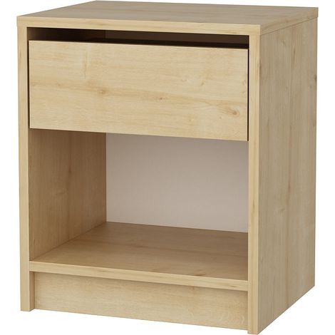 Nachttisch aus Holz "Sheridan" - 45 x 40 x 53 cm - Beige