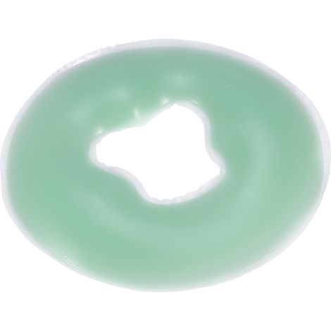 Coussin de Massage Visage en Silicone Doux, Oreiller de Soin Spa Vert Clair, Accessoire de Beauté pour le Visage, Tampon de Massage Confortable (1/3)
