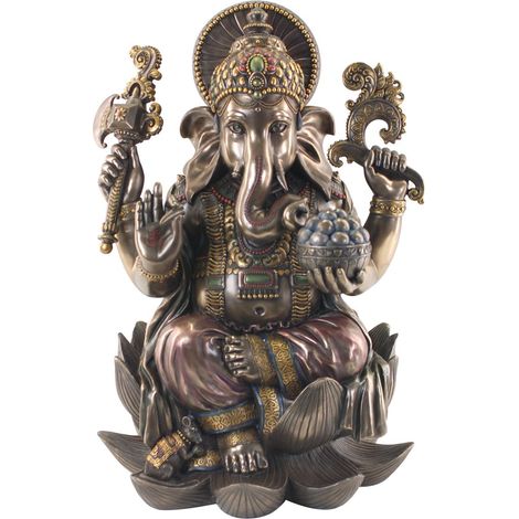 Signes Grimalt Figure de figurines de Bouddha Ganesha Buddhas Dorado 38x40x54cm 61786