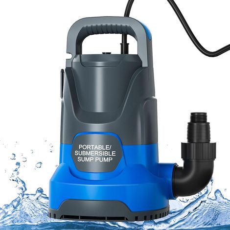 Tauchwasserpumpe 1 PS 3700 GPH Tauchwasserpumpe Elektrische tragbare Wassertransferpumpe für die Schwimmbadentwässerung (1/5)