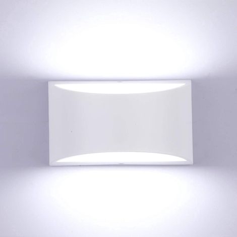 Applique murale LED orientable 7W, style moderne, éclairage haut et bas, en aluminium, lumière blanche froide (1/5)