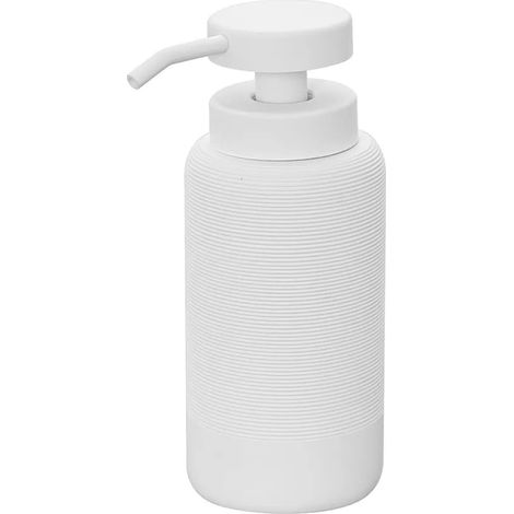 Dispenser sapone liquido in poliresina bianca Marica (1/5)
