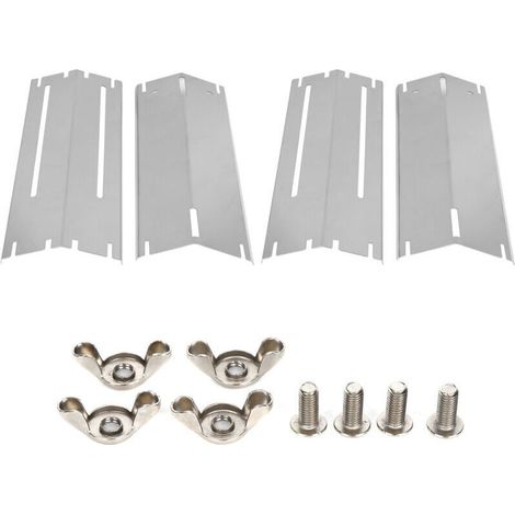 Tente chauffante universelle pour barbecue gaz – Couvercle bouclier réglable + plaque chauffante acier inoxydable – 1 unité