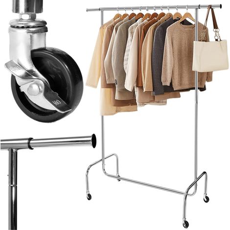 HARUN verchromter Handyhalter auf Rollen