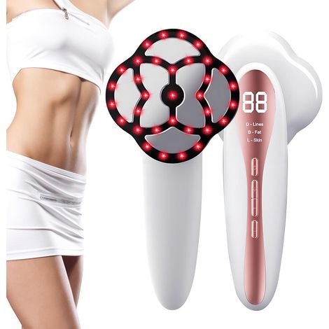 Masseur Anti Cellulite Électrique Appareil, Portatif Minceur Machine Appareil Massage, 15 Niveaux de Intensité Réglables, 6 Têtes de Massage pour Taille,Ventre, Fesses, Bras, Unisexe (1/5)