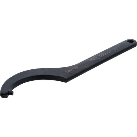 BGS Hakenschlüssel mit Zapfen 120 - 130 mm - 74222 (1/2)