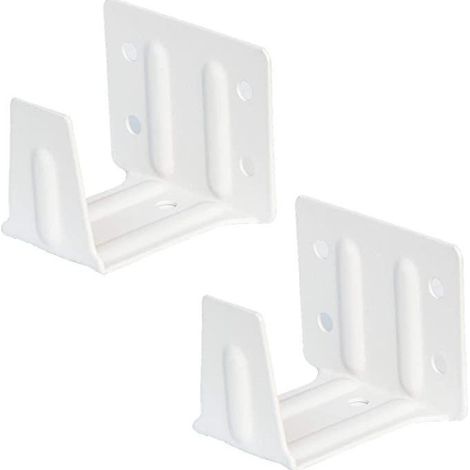 5 cm verzinkter Eisen-Mittelwinkel, Mittelwinkel zur Befestigung von Jalousien und Vorhängen. (1/5)