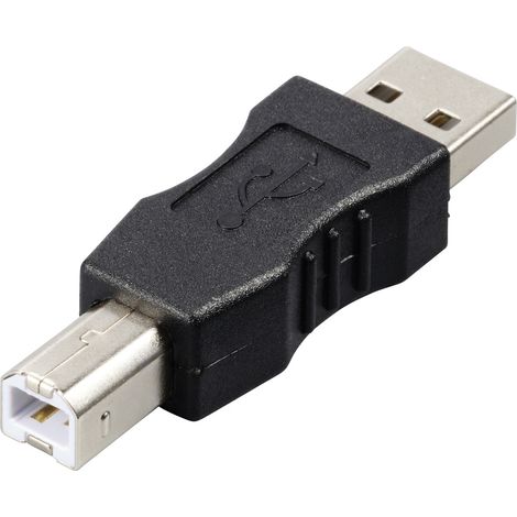 Renkforce USB 2.0 Adapter [1x USB 2.0 Stecker A - 1x USB 2.0 Stecker B] rf-usba-03  vergoldete Steck (1/3)