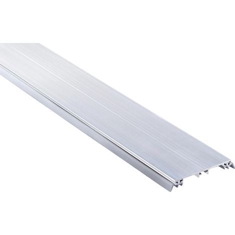 Uni-Mittelprofil Alu 80 mm pressblank 2000 mm m. Dichtung
