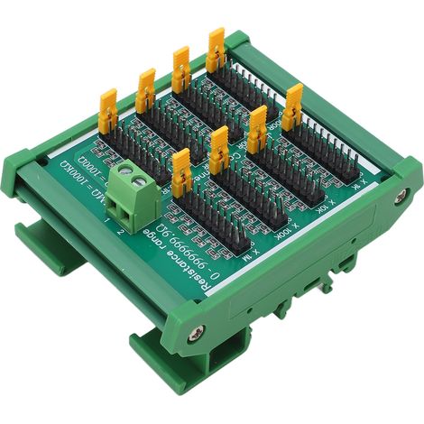 Programmierbarer Widerstand 0-9999999,9 Ω SMD-Leiterplatte mit Klemmenblöcken 220 V, DIN-Schiene, einstellbares Präzisionsmodul (1/5)