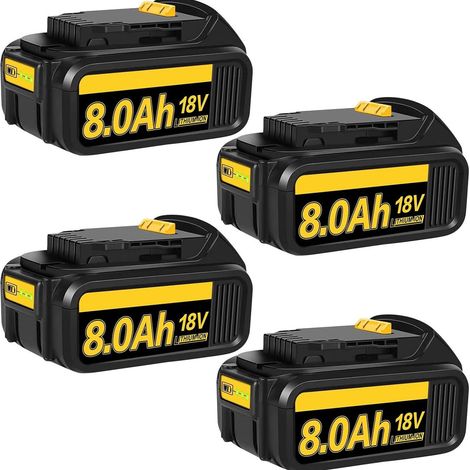 Replacement lithium battery for dew 18V8.0 DCB180 DCB181 electric drills and power tools (1/3)