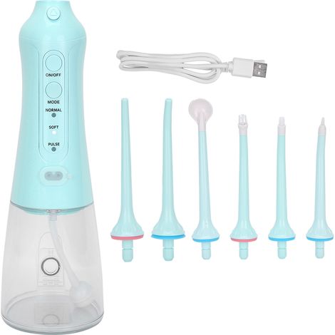 Irrigateur Dentaire Portable Rechargeable - Jet Dentaire Électrique pour Nettoyage Complet (1/5)