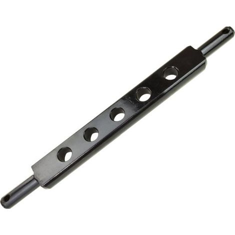 Dema – Barre de relevage agricole 540 mm CAT I – Acier 24 mm d'épaisseur – Alésage Ø 11 mm pour goupille – Accessoire pour motobineuse