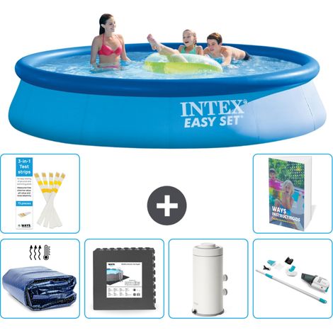Intex Piscine Easy Set Ronde - 396x84 cm - 7-pièces S141 (1/5)