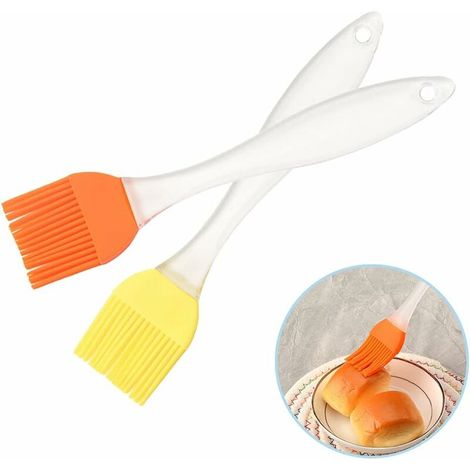 Pinceau Cuisine, Silicone Pinceau, Cuisine en Silicone, Pinceaux de Barbecue, Pinceau à Pâtisserie, pour Barbecue, Gâteaux, Cuisson, Baking Cooking, Badigeonner Huile