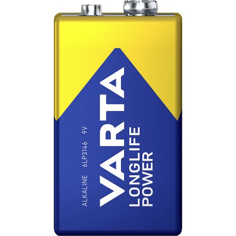 Varta Alkaline 9V Block 6LR61 - 2er Blister (1/8)
