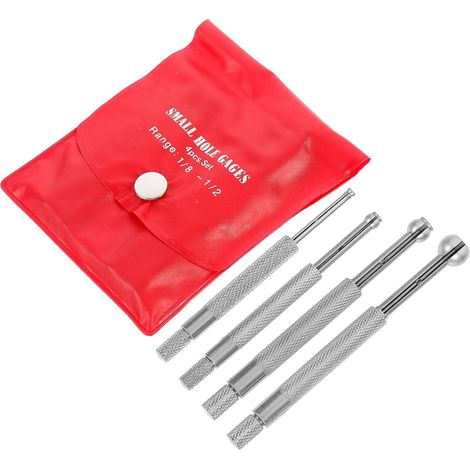 Jauges de Perçage Télescopiques Tête de Mesure à Rayon Jeu de 4 en Acier Carbone Titane pour Mesure Précise D'alésage Intérieur (1/5)