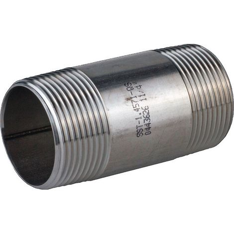 Nipplo doppio tubo EN 10226-1 NPS 2 pollici 100 mm SPRINGER (confezione da 5)