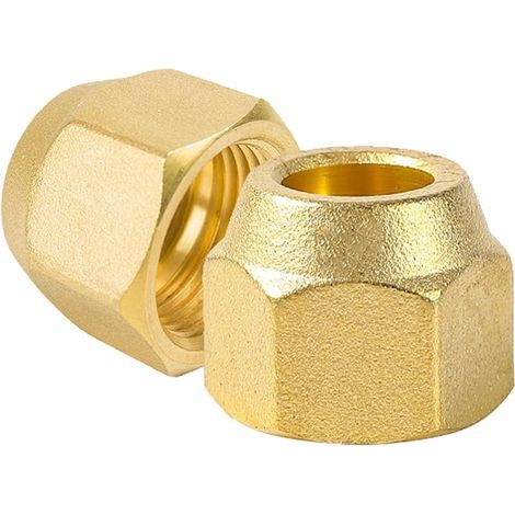 Écrou de raccordement 5/8" pour conduite de réfrigérant 5/8" pour climatisation, climatisation, climatisation, écrou-raccord fendu, tube de 5/8" pour le montage de climatiseurs split (1/5)