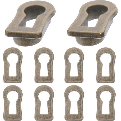 Plaques de finition ovales en alliage zinc Lurrose pour cadre (1/5)